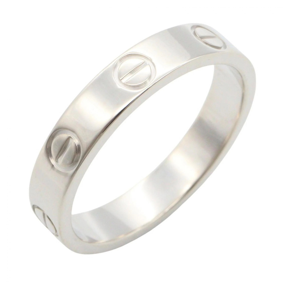 CARTIER 18k Silver Love Ring